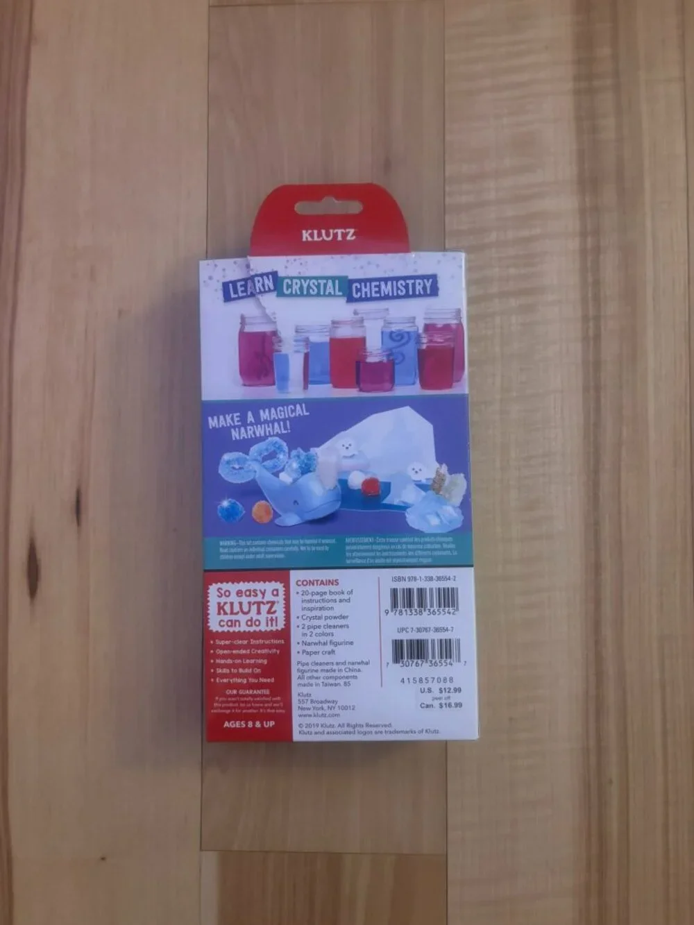 Grow Your Own Crystal Narwhal Kit